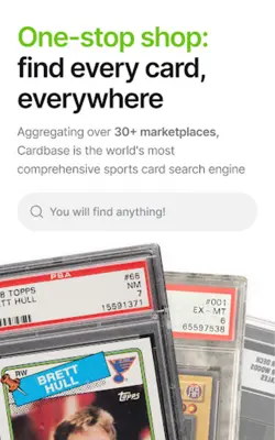 Cardbase Sports Cards Scanner android App screenshot 3